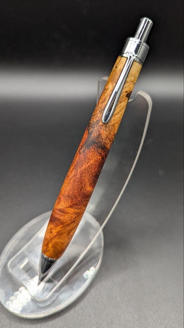 244ペン工房翌檜　花梨　紅白　源平　瘤杢　木軸シャーペン　木軸ボールペン 244ペン工房翌檜 花梨 紅白 源平 瘤杢 木軸シャーペン 木軸